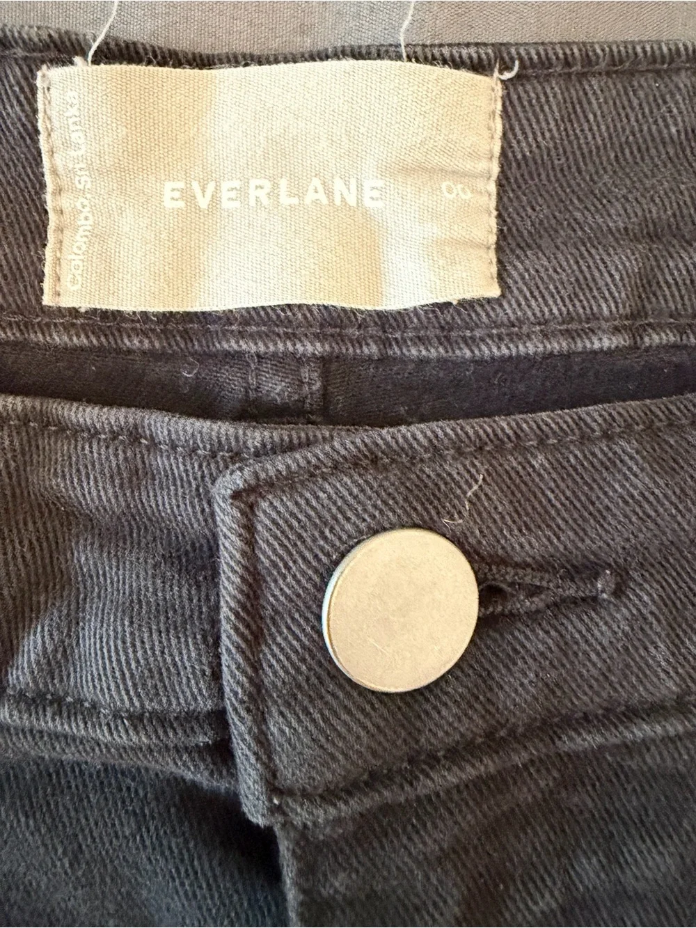 Everlane The Utility Barrel Pants in Black Size 00